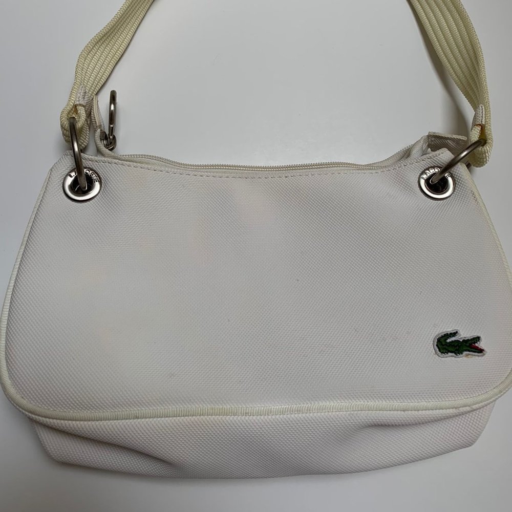 Classic Lacoste Hobo Shoulder Bag